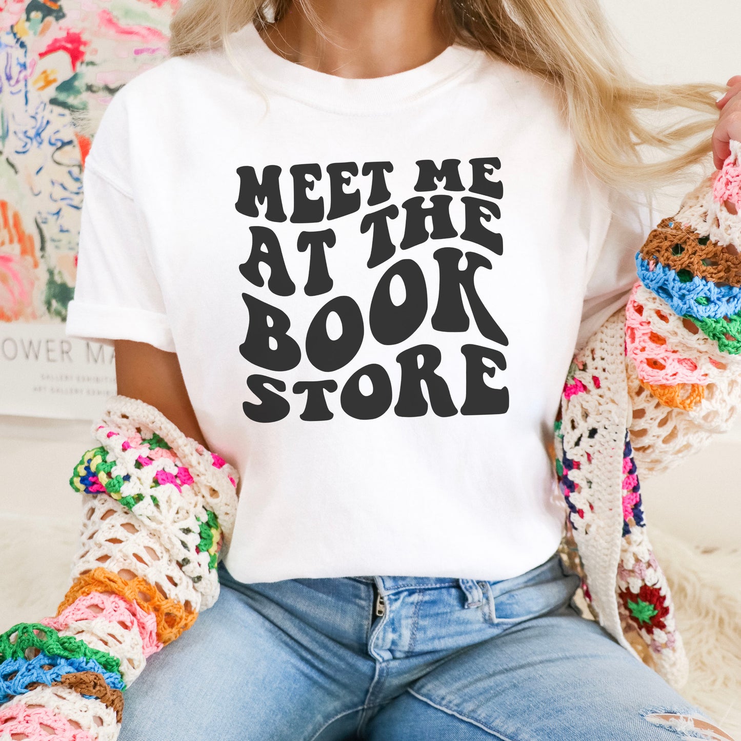 Meet Me At the Bookstore Premium Shirt