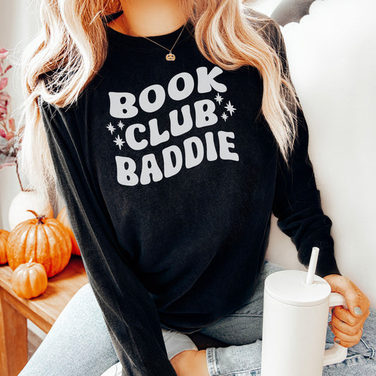 Book Club Baddie Premium Long Sleeve T-Shirt - Natalia’s Design Studio