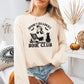Spooky Readers Book Club Comfort Colors Long Sleeve Shirt | Fall Bookish Heavyweight Tee