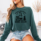 Spooky Readers Book Club Comfort Colors Long Sleeve Shirt | Fall Bookish Heavyweight Tee