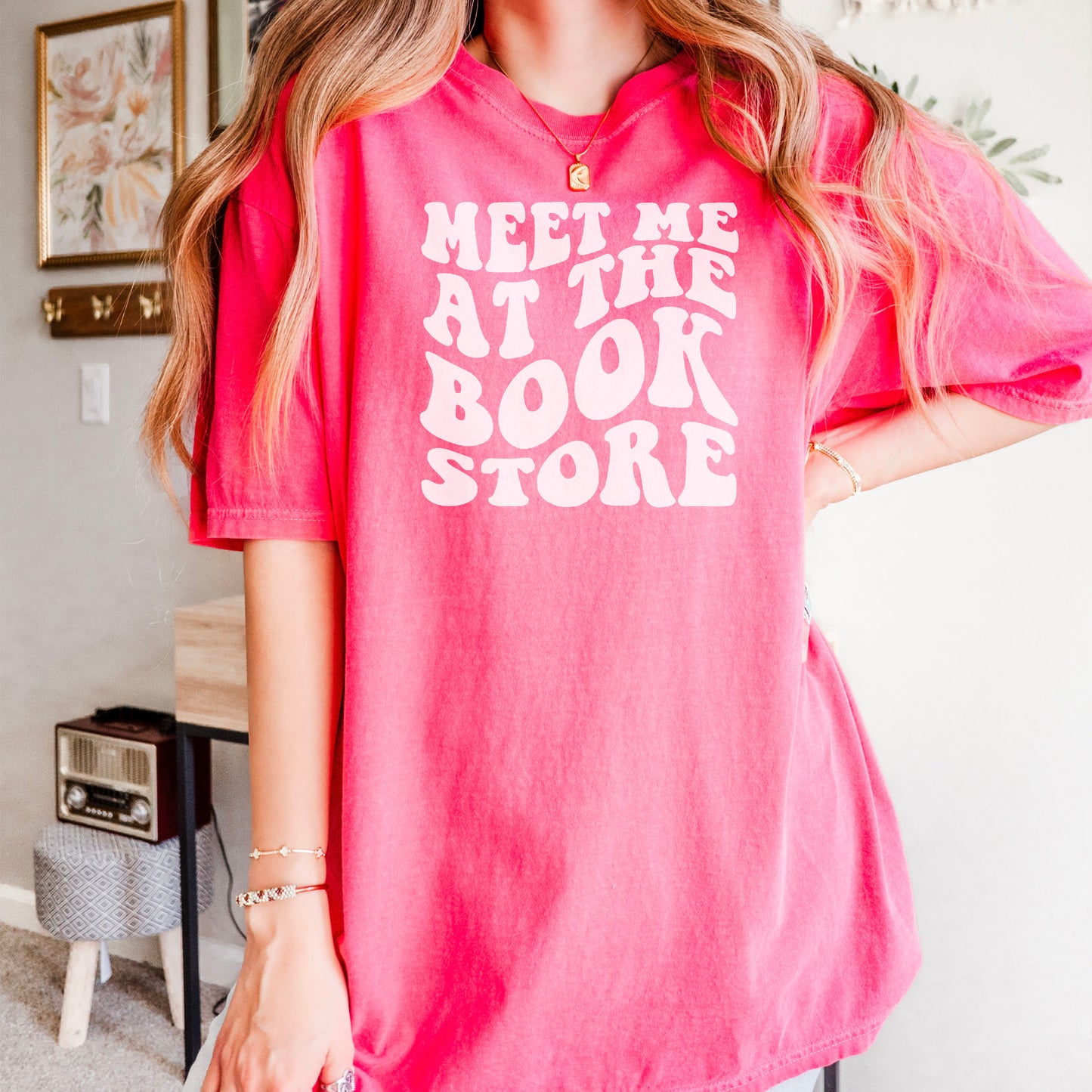 Meet Me At the Bookstore Premium Shirt