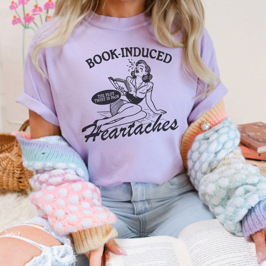 Book Induced Heartache Premium Shirt