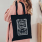 Smut The Reader Bookish Canvas Tote Bag | Spicy Booktok Tote Bag For Smut Readers