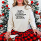 All I Want for Christmas is More Books Comfort Colors Long Sleeve Shirt - Festive Book Lover Apparel