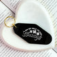 On My Way to the Bookstore Motel Keychain | Perfect Accessory for Book Lovers and Bibliophiles