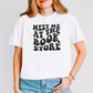 Meet Me at the Bookstore Premium Heavyweight Comfort Colors Boxy Cropped Shirt | A Stylish Must-Have for Book Lovers