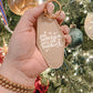 My Holidays Are All Booked Keychain – Festive Bookish Motel Keychain for Readers