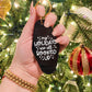 My Holidays Are All Booked Up Keychain – Festive Bookish Motel Keychain for Readers