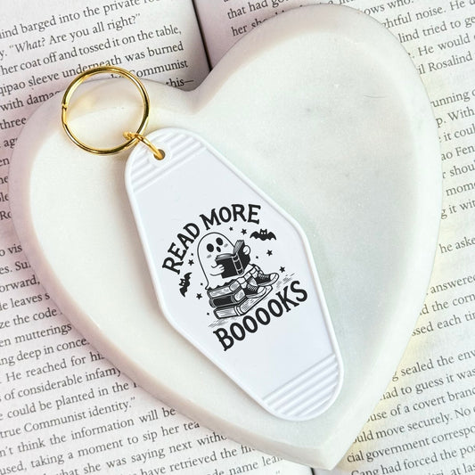 Read More Boooooks Motel Keychain