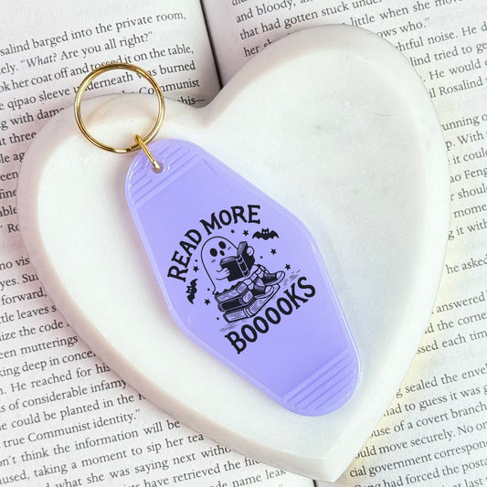 Read More Boooooks Motel Keychain