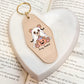 Beary Bookish Motel Keychain