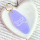 Stayed Up All Night Reading Motel Keychain | A Stylish and Fun Accessory for Readers