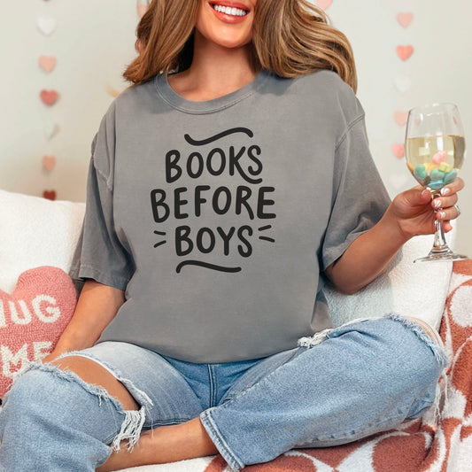 Books Before Boys Premium Shirt - Natalia’s Design Studio