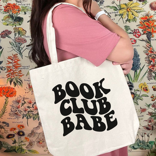 Book Club Babe Tote Bag - Natalia’s Design Studio